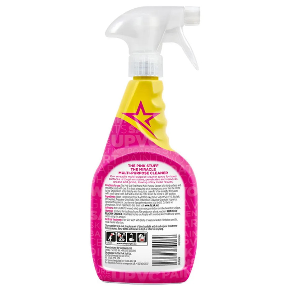 The Pink Stuff The Miracle Mutli Purpose Cleaner 25.4oz Spray ( 2 pack)