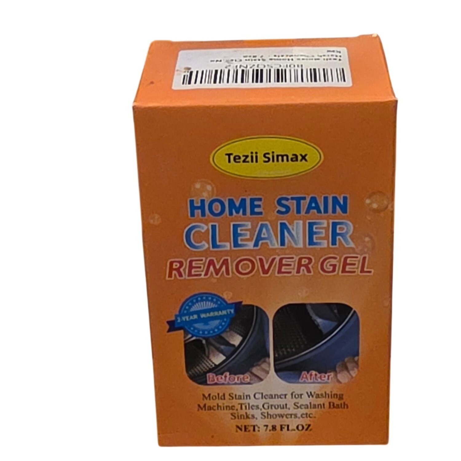 Tezii Simax Home Stain Cleaner Remover Gel 7.8oz Household Cleaning Gel