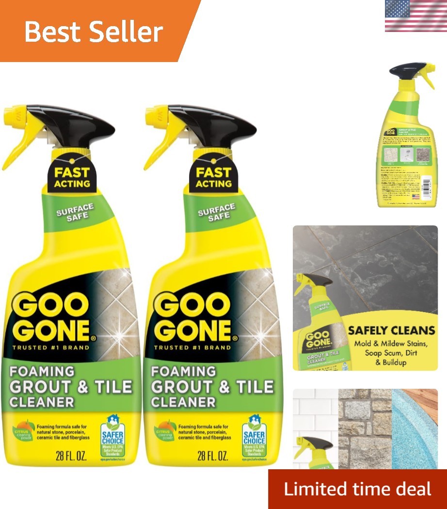 Grout and Tile Cleaner – 28 Ounce – Removes Tough Stains Dirt Caused by Mold …