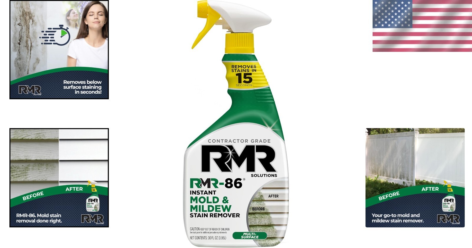 30 Fl Oz RMR-86 Mold Stain Remover – Safe, Fast Acting Spray for Every Surface