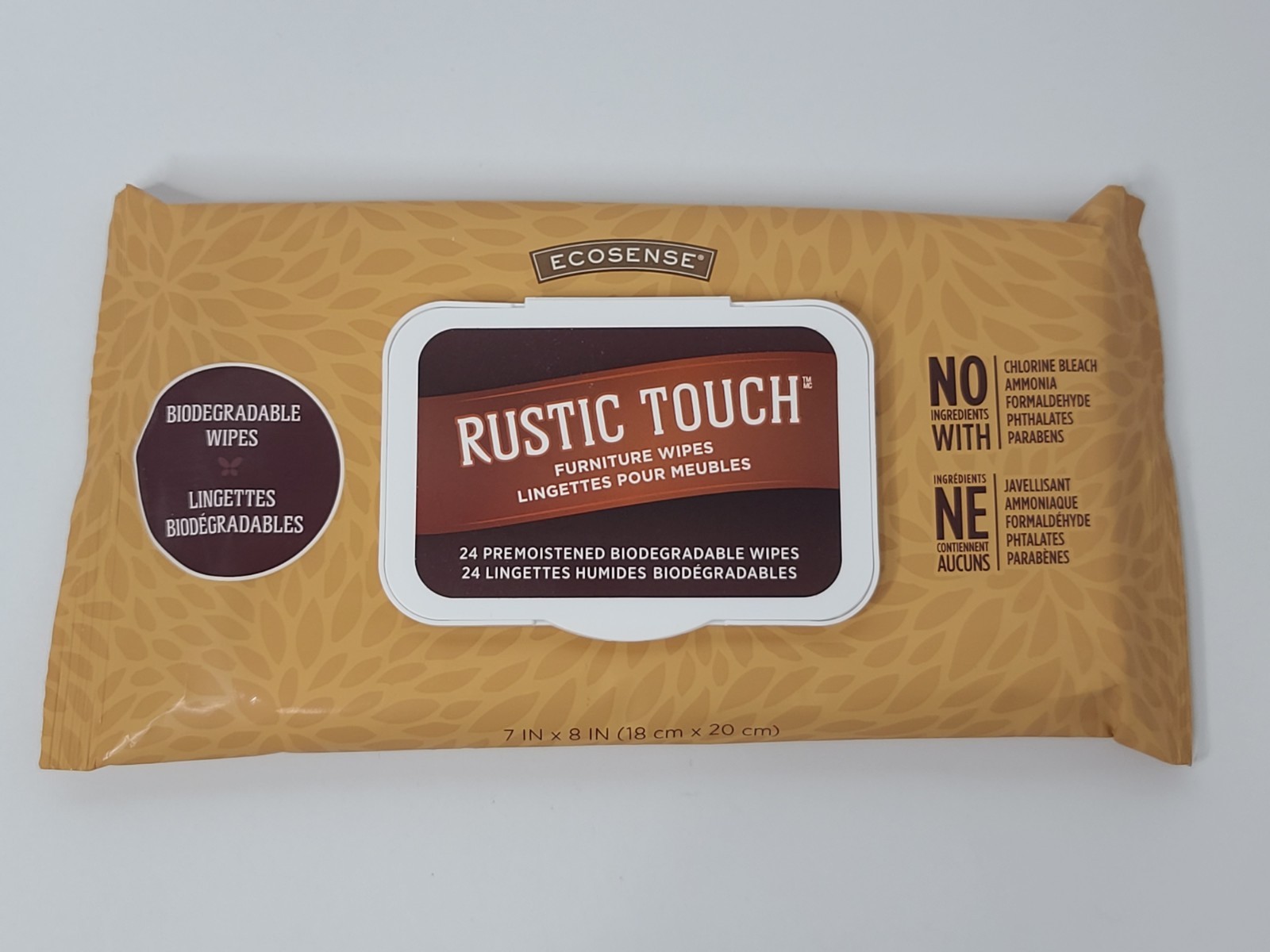 Melaleuca – Ecosense Rustic Touch Furniture Polish Wipes – 24 ct New Sealed