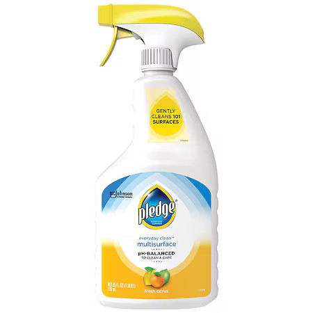 Pledge 336283 Multi-Purpose Cleaner, Trigger Spray Bottle, 25 Oz, Fresh, 6 Pk