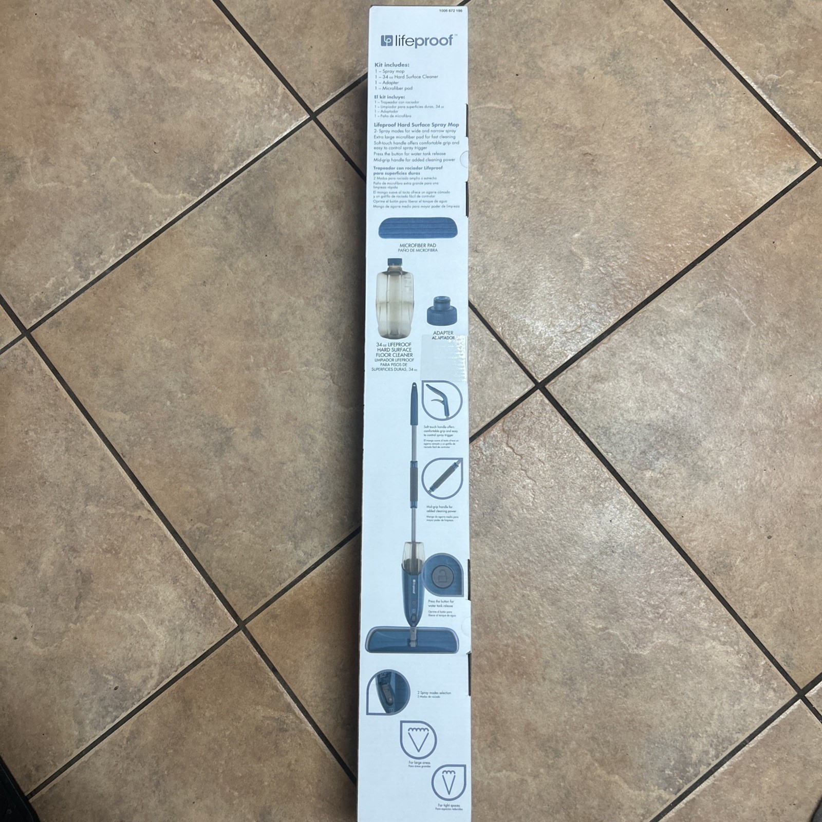 Lifeproof Hard Surface Floor Spray Mop For Laminate Vinyl Wood Tile