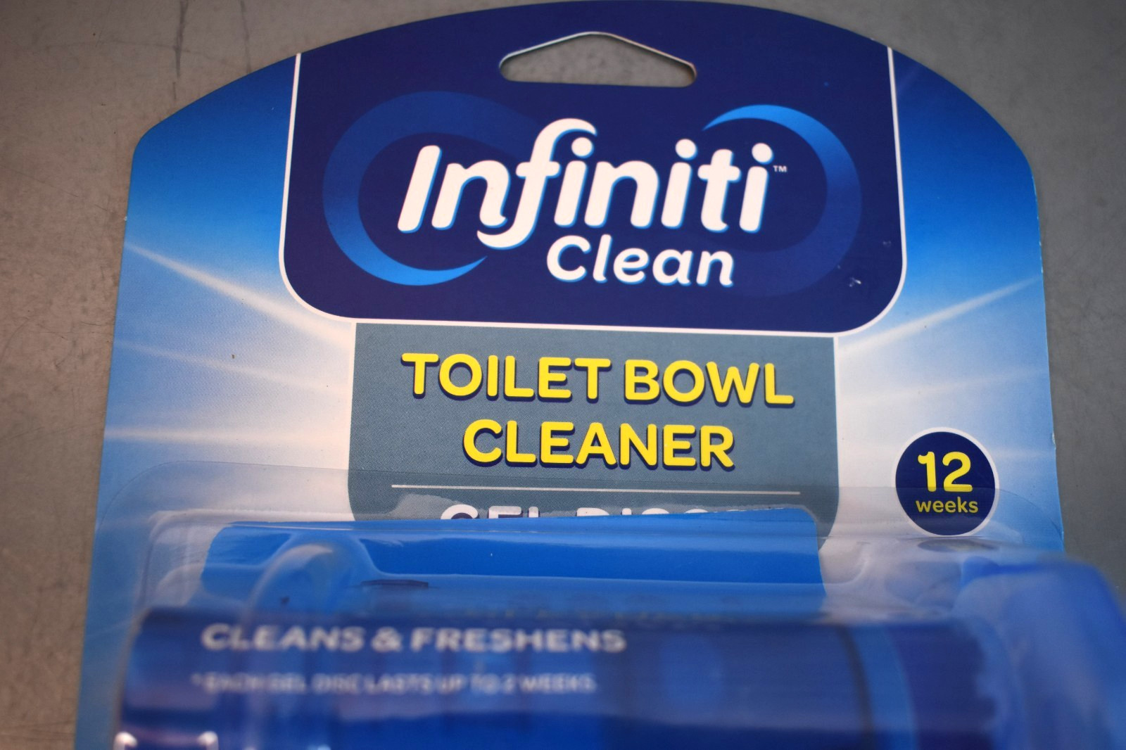 Infiniti Clean Toilet Cleaning Gel Discs + Dispenser 1.5oz NEW