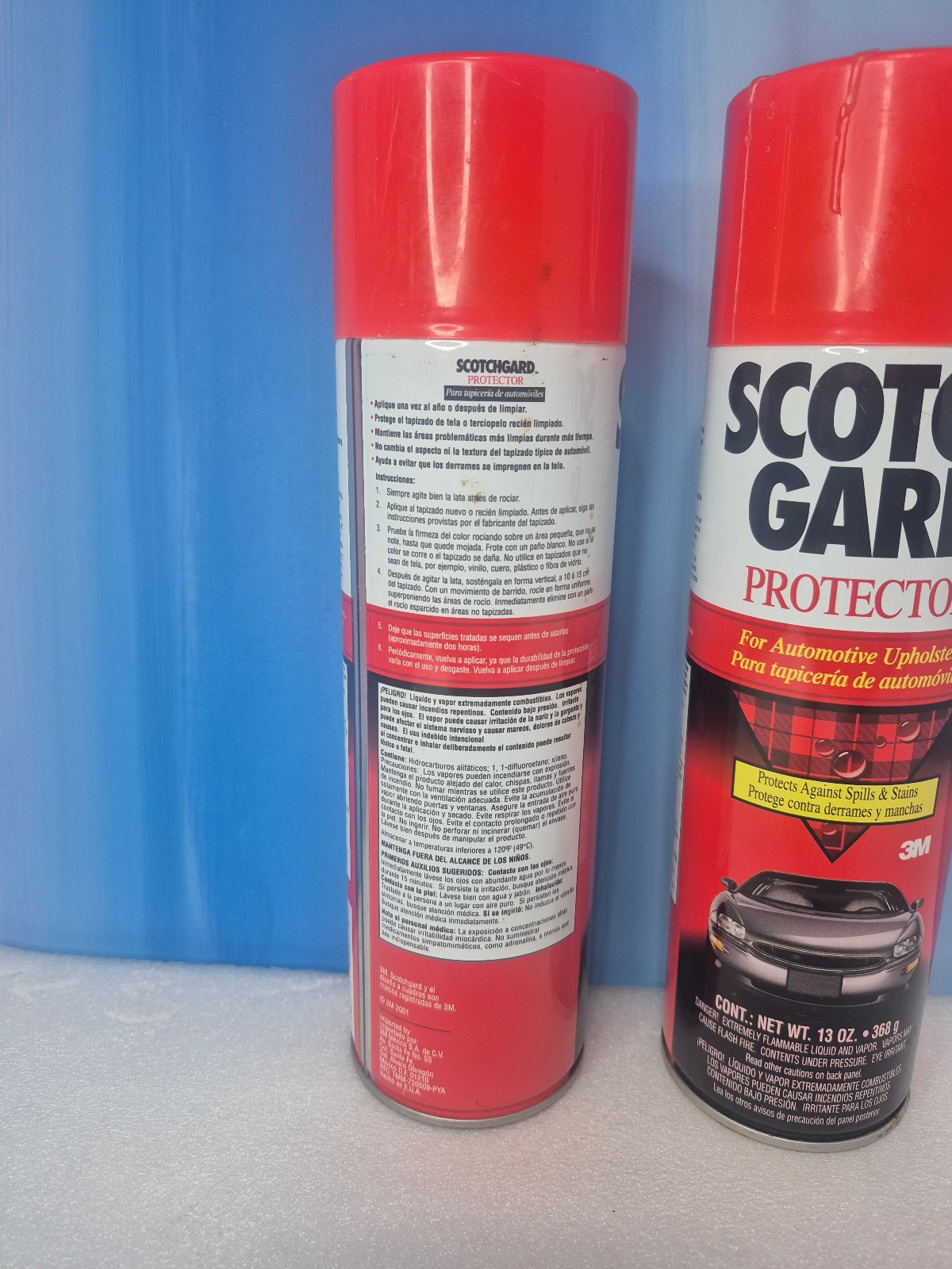 (2) 3M ScotchGard AUTOMOTIVE Upholstery Protector 13 oz Each