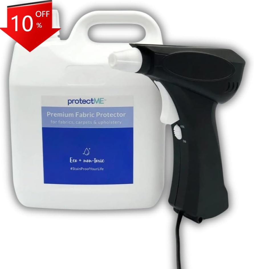 Fabric Protector and Stain Resistant Spray — 84.5 Fl. Oz. +Sprayer,NEW