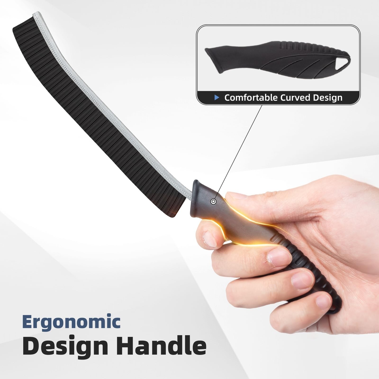 Stiff Crevice Cleaning Brush, Multiuse For Grout Faucets Windows, Black