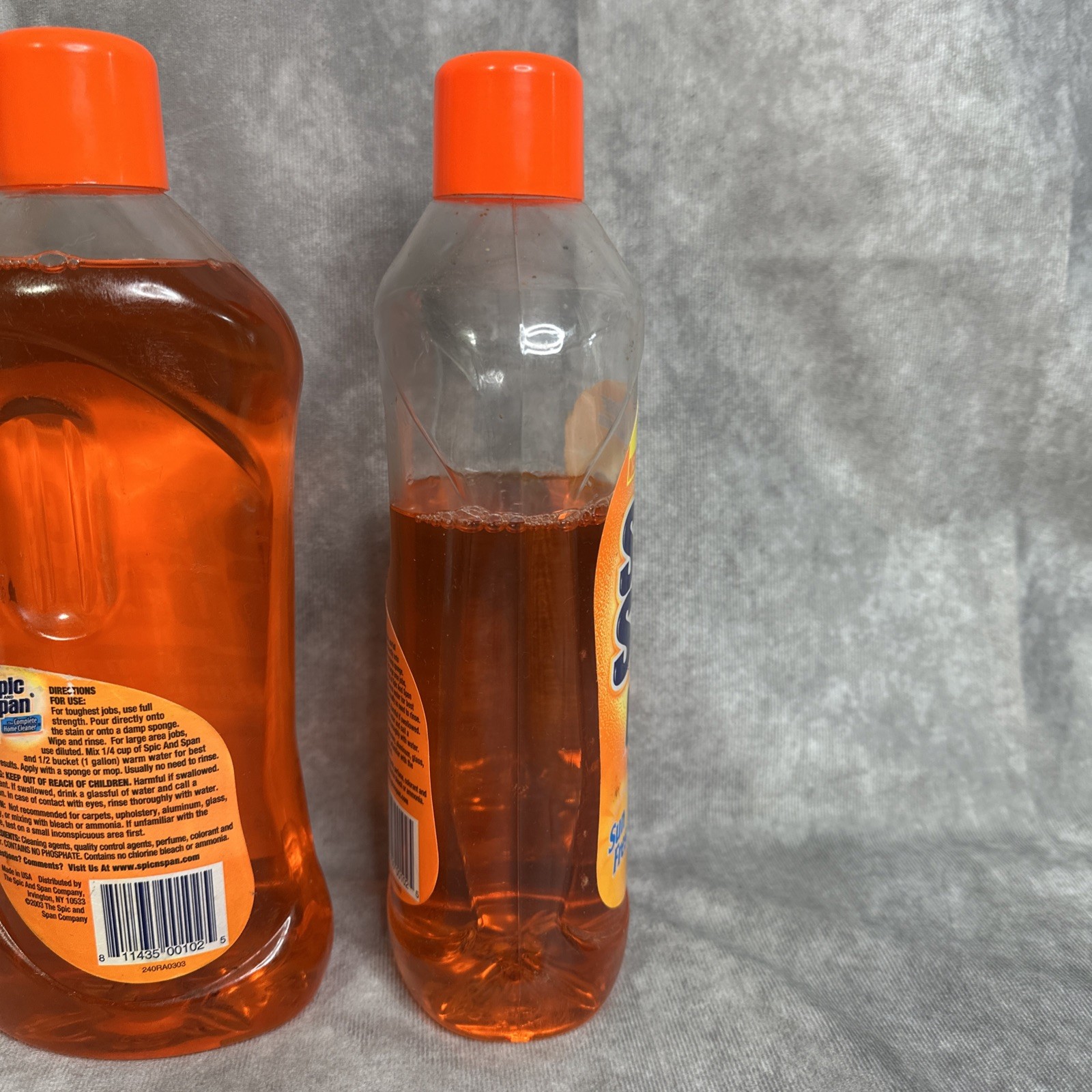 (2) Spic And Span Multi-Surface Cleaner Sun Fresh Scent 40 fl oz