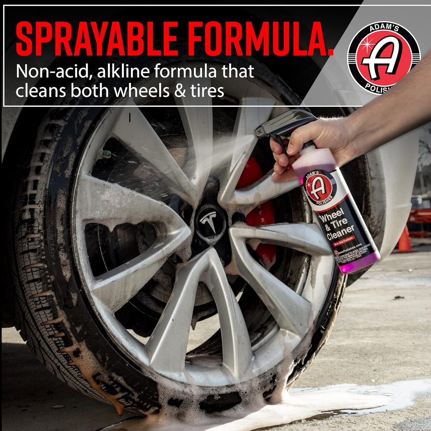 Adam’s Wheel & Tire Cleaner Gallon – Professional All In One Tire & Wheel Cleane
