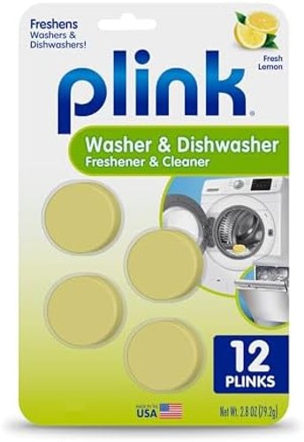 Plink Washing Machine and Dishwasher Cleaner and Freshener, Prevents Residue …