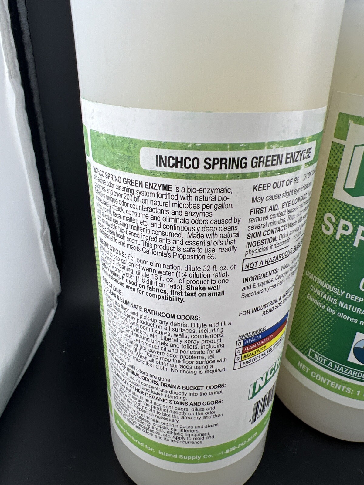 3 – Incho Spring Green ENZYME Multi-Purpose Cleaner & Odor Eliminator 16 OZ (x3)