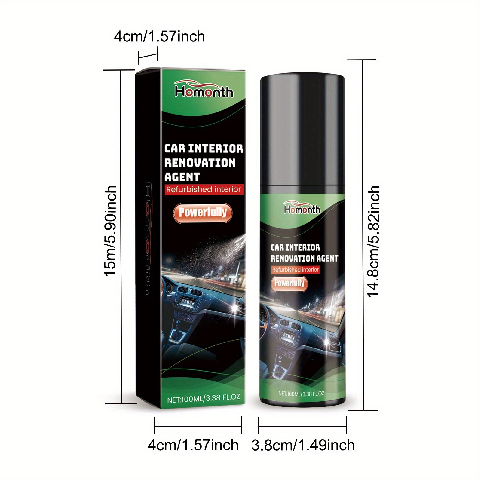 Car Interior Cleaner, Vehicle Interior Polish | Interior Detailer Spray-2026 NEW