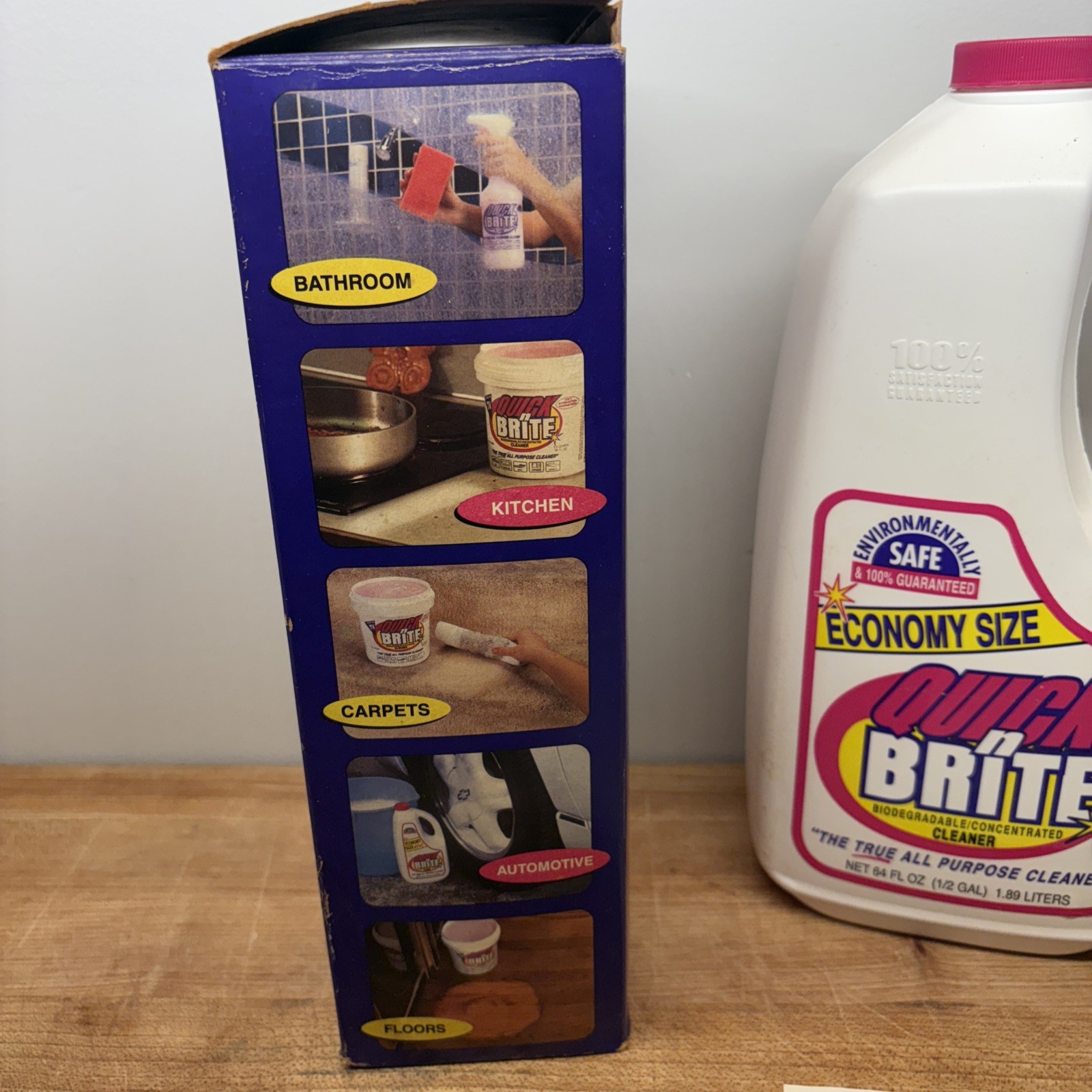 Quick ‘n Brite All-Purpose Liquid Cleaner 64oz Concentrate VTG – 1999