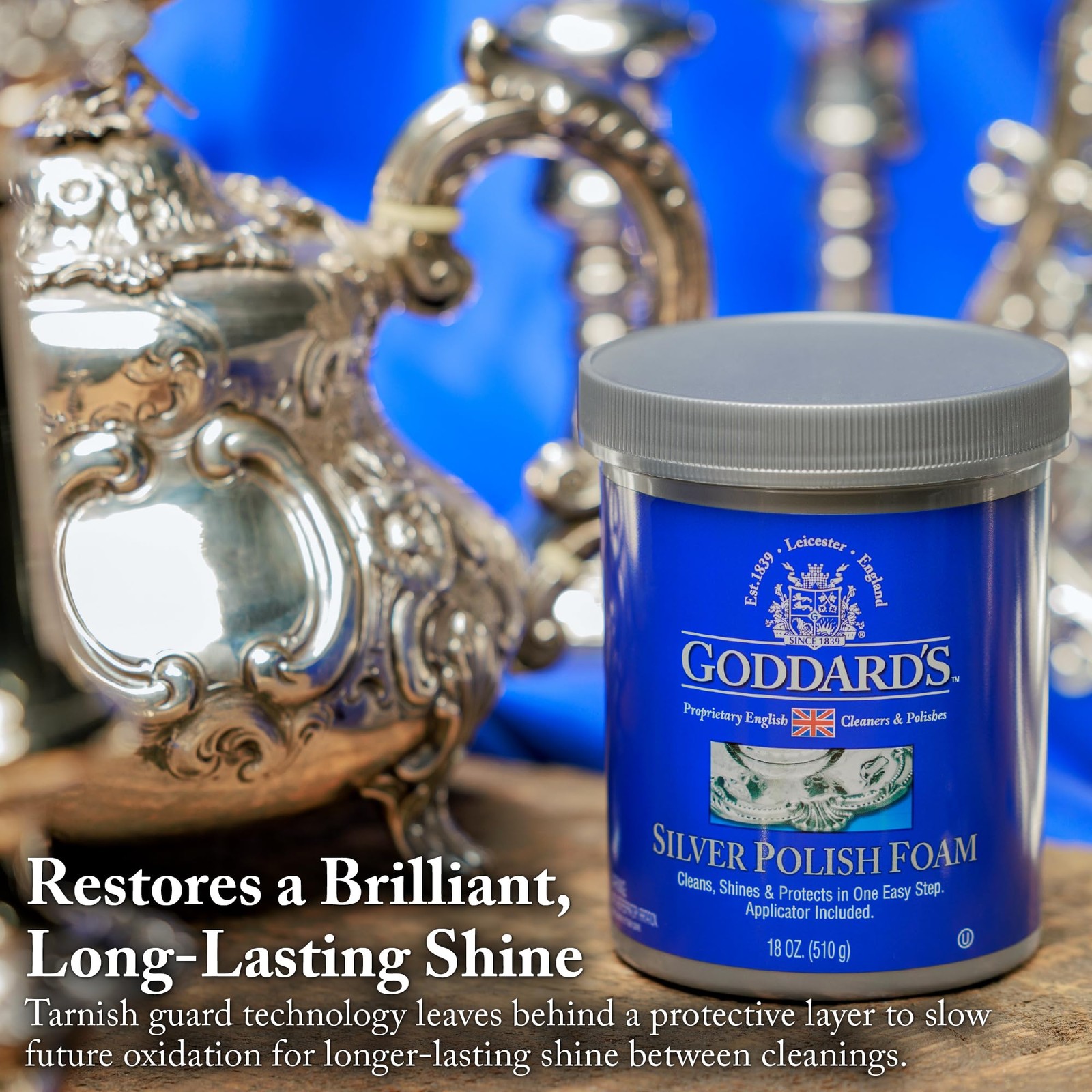 Goddard’s Silver Polish Foam – Silver Jewelry Cleaner for Antiques, Accessori…