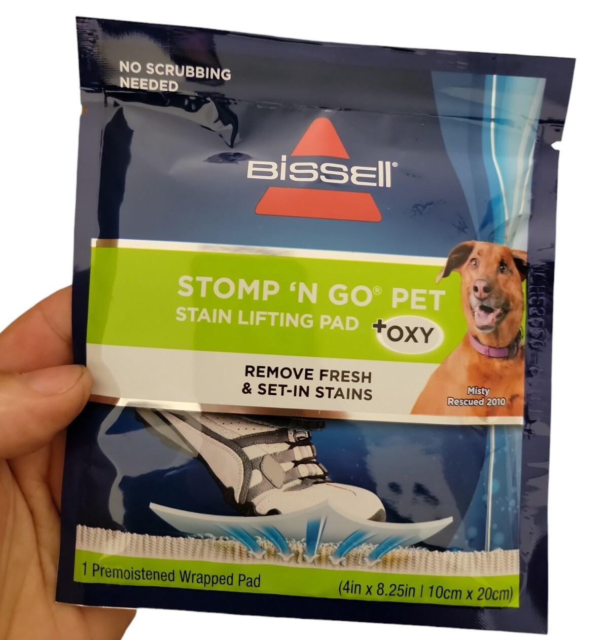 Bissell Stomp ‘n Go Pet Stain Lifting Pad+ OXY 5 Pack New! Sealed!