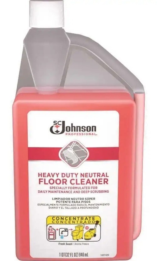 1 Qt. Heavy Duty Neutral Floor Cleaner sqeeze and pour bottle