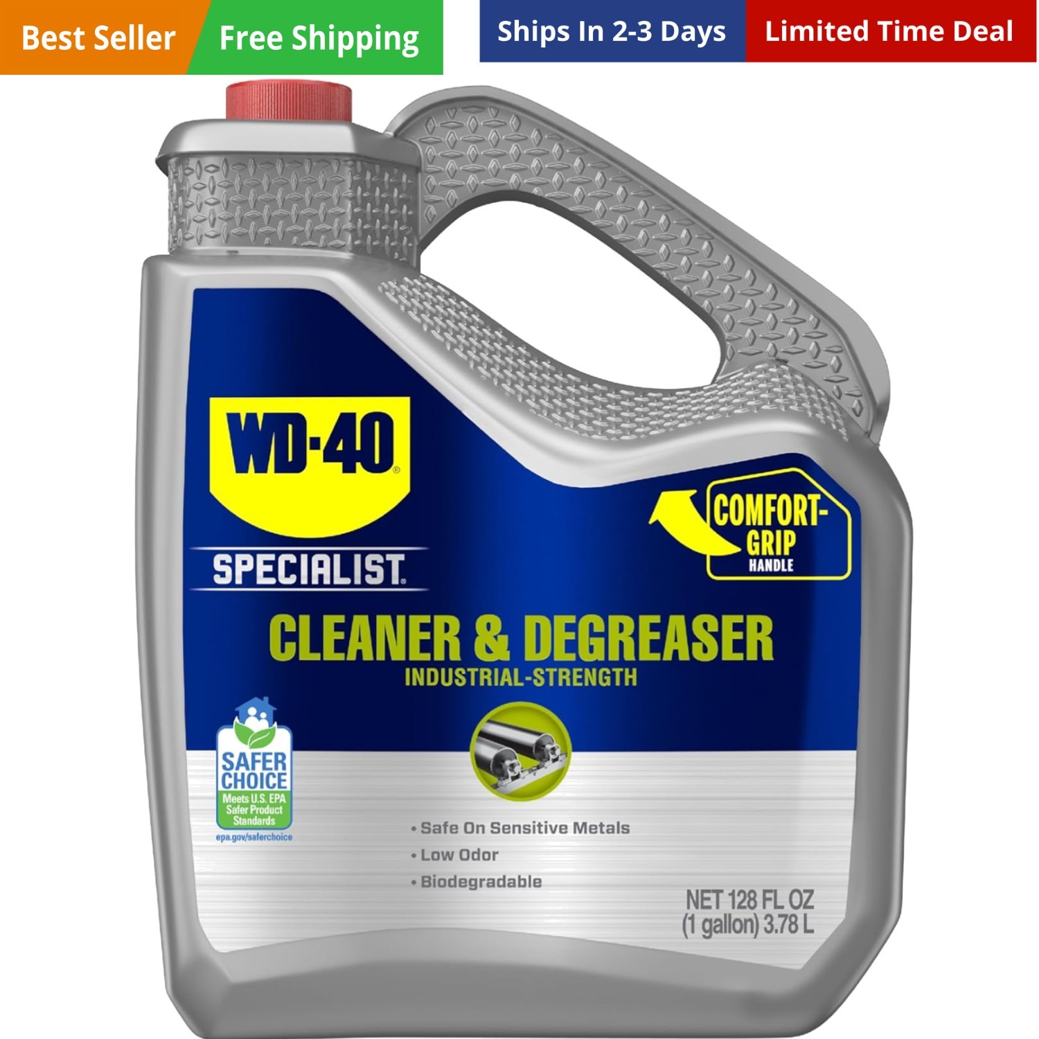 Cleaner & Degreaser, Multi-Surface Cleaning Solution, One Gallon