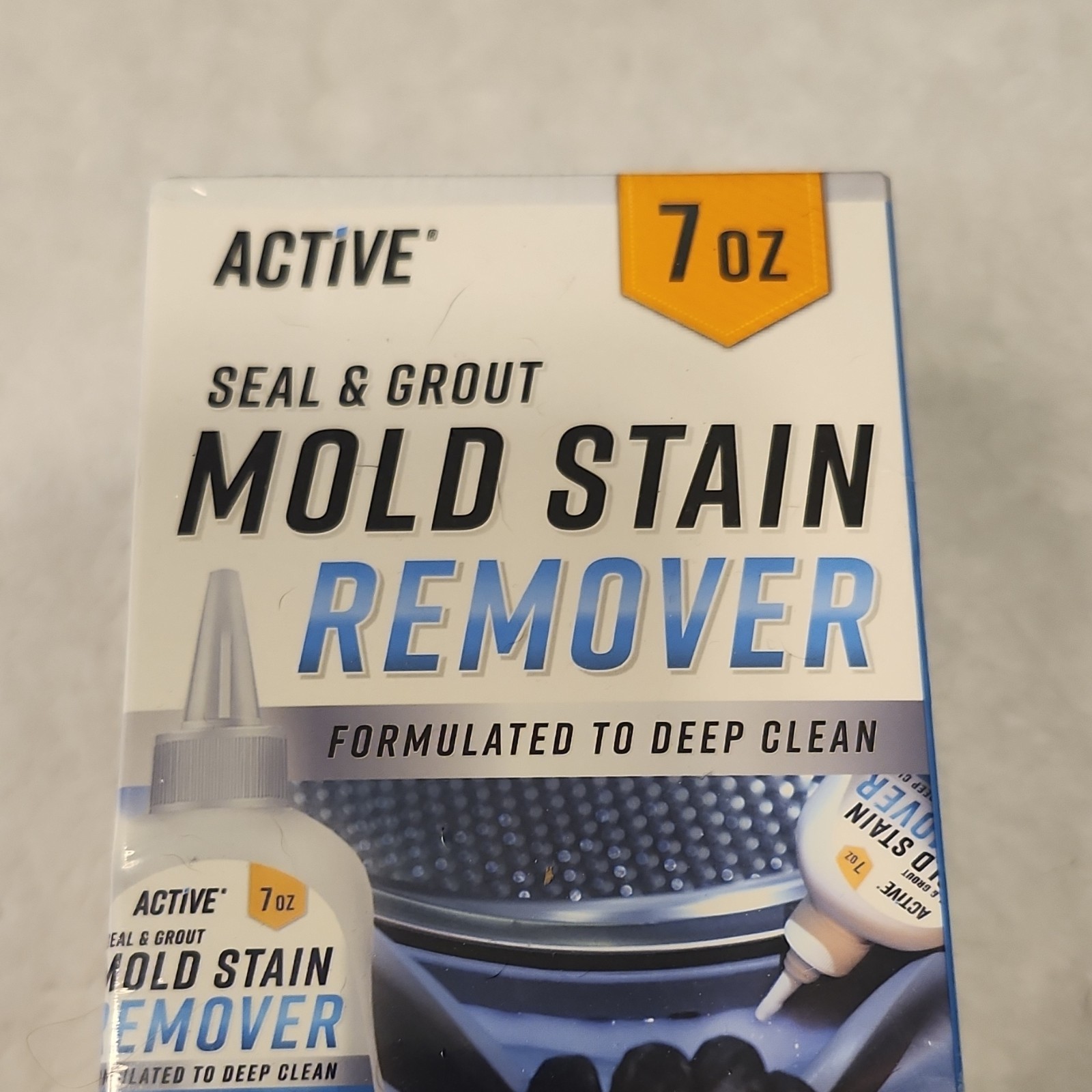 Active Gel Mold Stain Remover 7 oz for Washing Machine, Refrigerator, Tile Grout