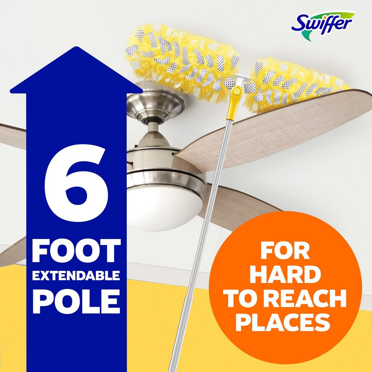 Swiffer 5pc Extendable Dusting Kit, Heavy Duty w/4 Refills