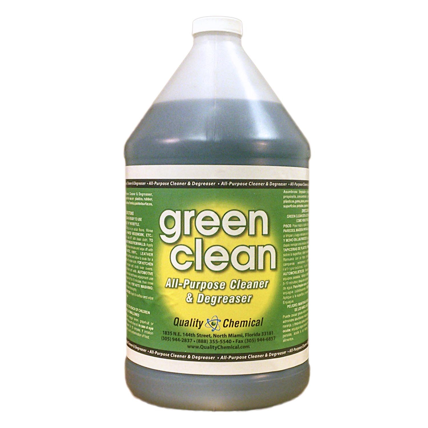 Green Clean – heavy-duty, concentrated all purpose cleaner – 1 gallon (128 oz.)