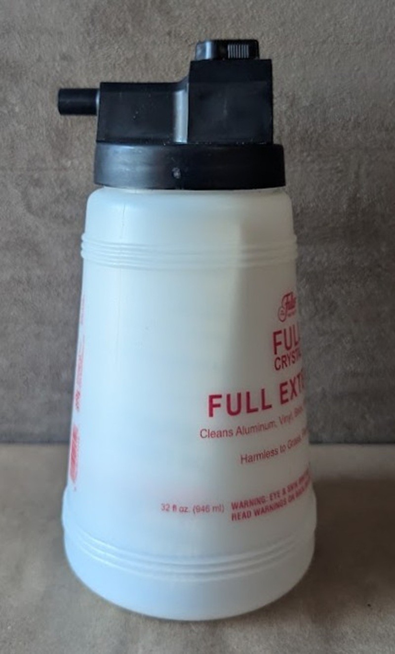 Fuller Brush Co Full Crystal Exterior Spray Bottle w/4 Oz Full Exterior Package