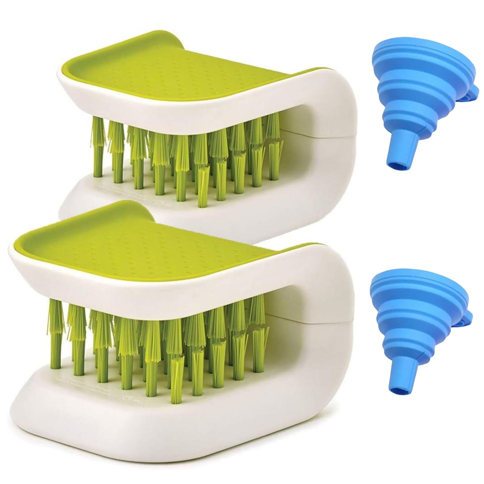 Blade Brush Knife & Cutlery Cleaner Brush Kitchen Washing Knife Brush,4 pcs