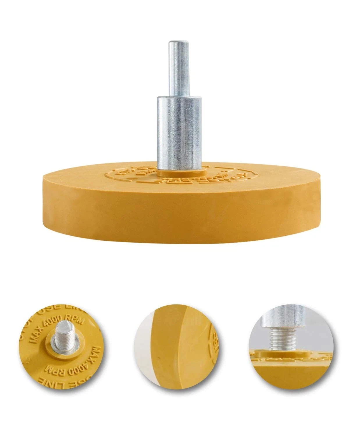 S SATC Decal Eraser Wheel Pin Stripe Removal Tool 1 Pack – Black 3 2/5 “