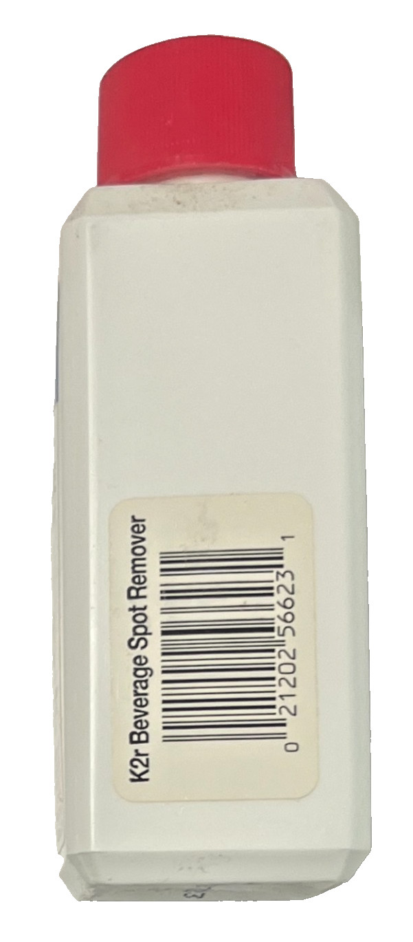 K2r Beverage Concentrate Fabrics Spot Remover 3.35 fl oz. Travel Size Bottle NEW