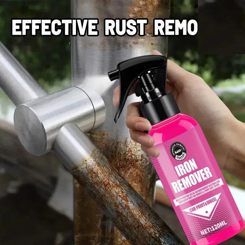 All-Purpose Rust Remover Spray 120ML Fast-Acting Iron Oxidation Eliminator