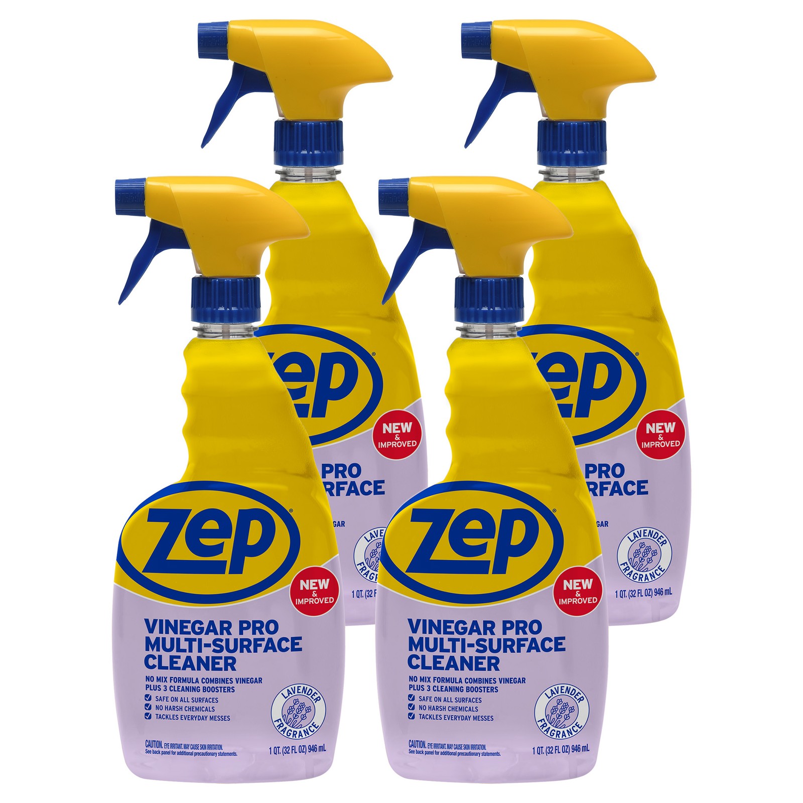 Zep All-Purpose Cleaner with Vinegar Added – 32 oz (Case of 4) R48432 –
