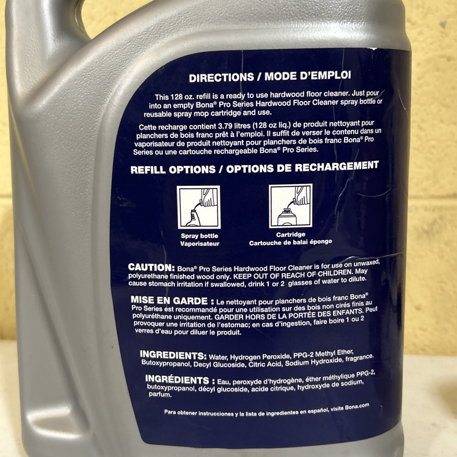 Bona Professional Series Hardwood Floor Cleaner Refill, 128 FL Oz