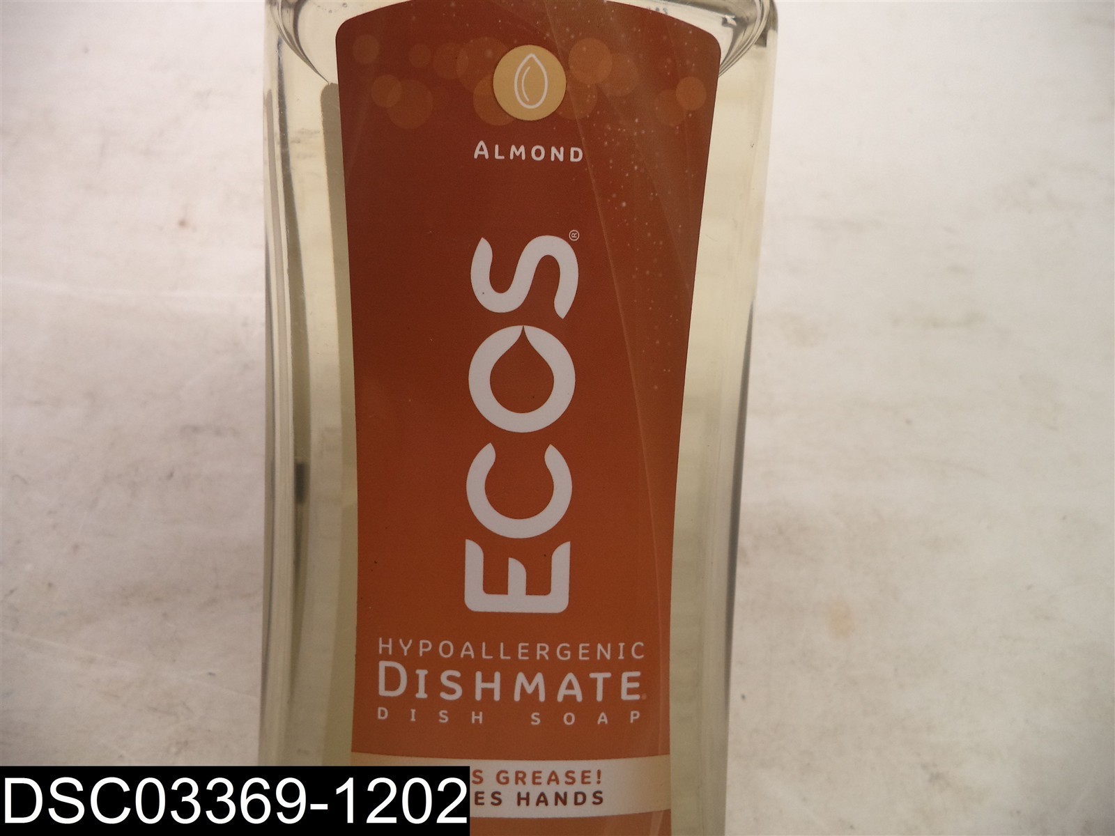 Qty=25oz. Ecos Earth FriendlyAlmond Dishmate Dish Soap 749174097002
