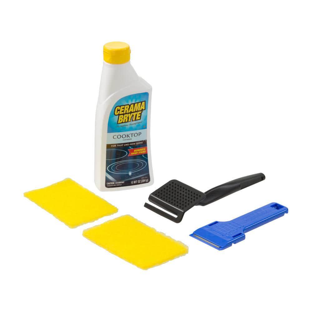 Induction Cooktop Cleaner Kit Ceramic Glass Stove Top Electric GE Cerma Bryte