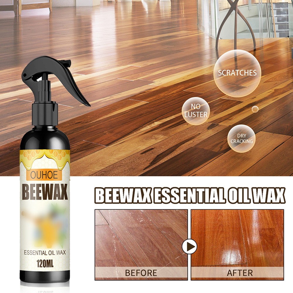 Bee Wax Furniture Polish Spray(Natural Micro-Molecularized Beeswax)w/ Tool 1Set