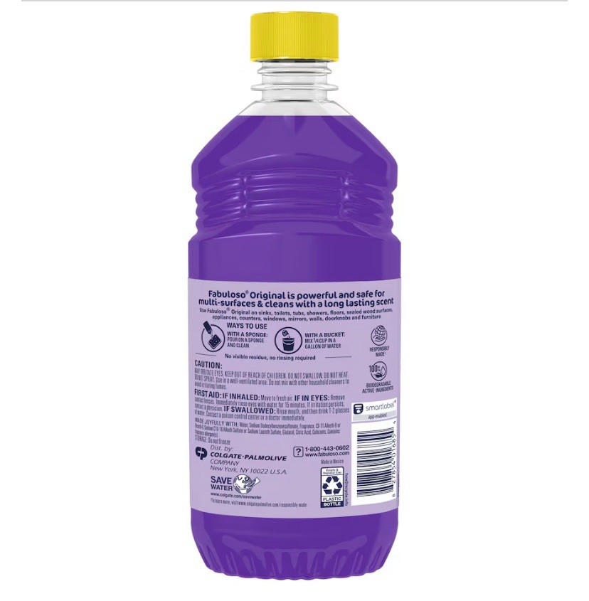 2 Packs Fabuloso Lavender Multi-Purpose Cleaner, 500ml