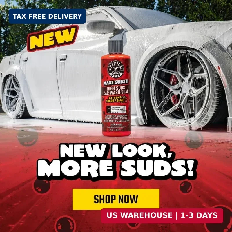 Chemical Guys Maxi Suds II Foaming Car Wash Soap – High Foam Car Wash Soap, Cher