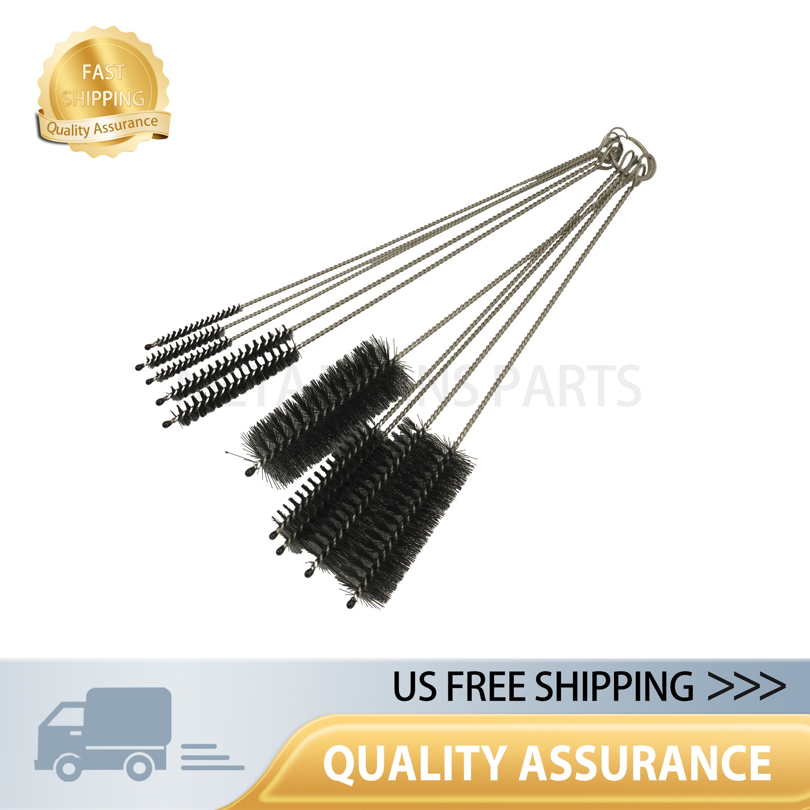 10PCS Set Nylon SmallLong Cleaning Straw Brush Cleaner Bottle Tube Pipe US