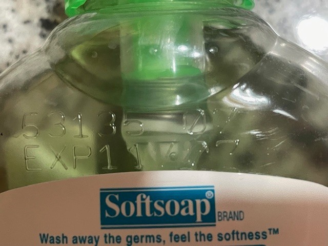 Vintage SoftSoap Juicy Melon Liquid Hand Soap Pump Dispenser Container