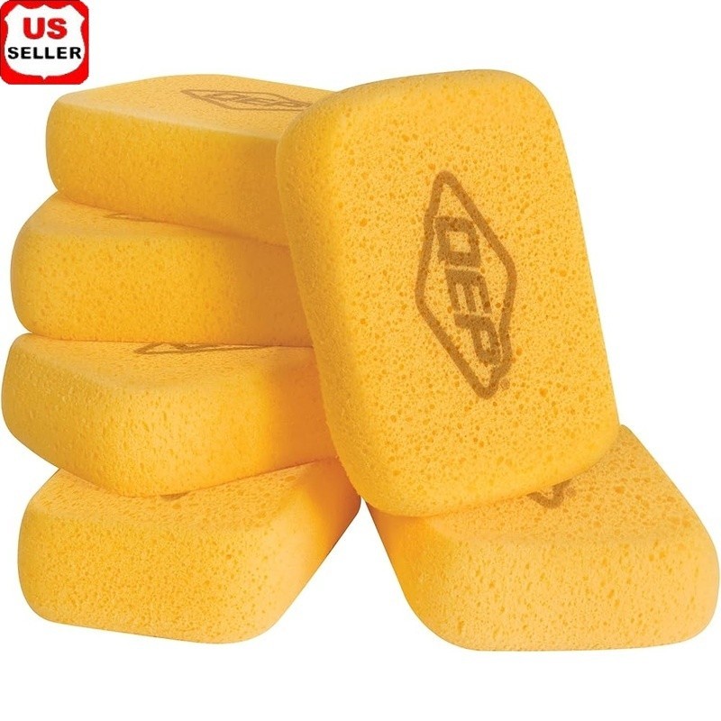 Heavy Duty Grout Cleaning Sponge Pack of 6 Efficient Tile Installation Tool New