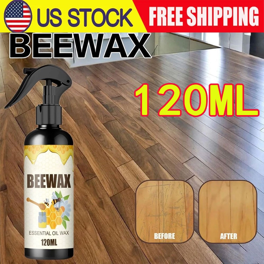 Bee Wax 120ml Furniture Polish Spray Micro-Molecularized Beeswax US