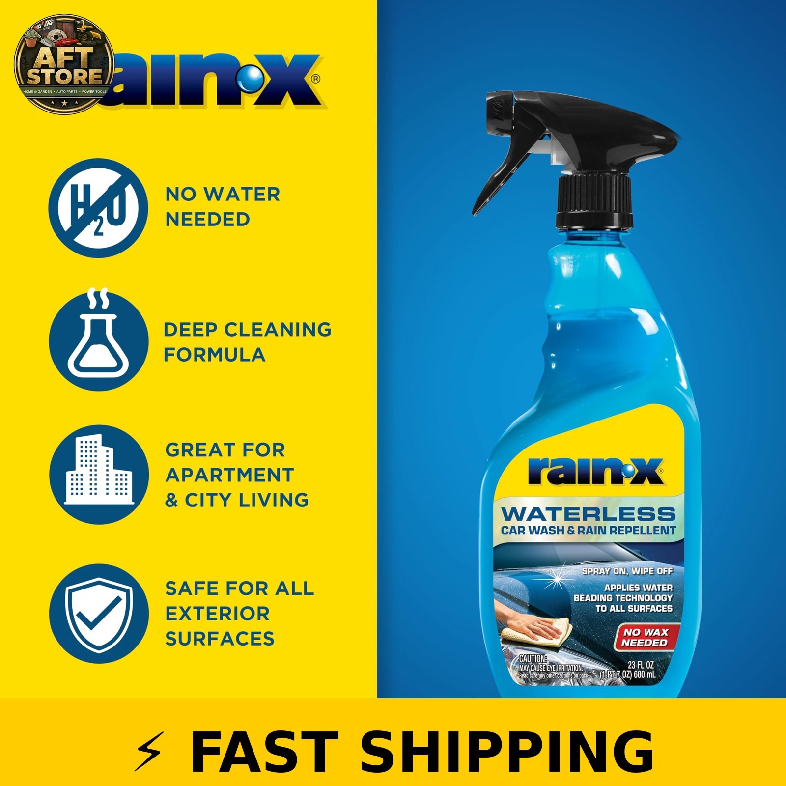 Rain-X Waterless Car Wash & Rain Repellent 23 fl. oz. Spray