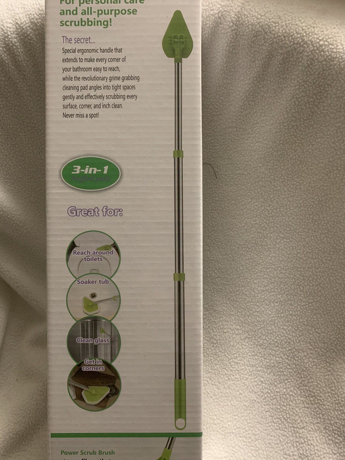 Shower Scrubber/Bathroom Scrubber/Bathtub Cleaner and Kitchen