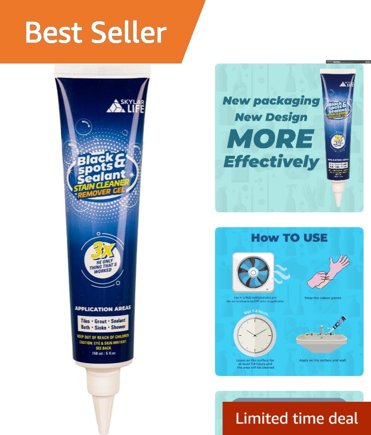 Effortless Grout Silicone Caulk Whitener – Perfect for Kitchens & Bathrooms