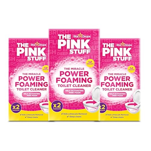 The Pink Stuff Miracle Power Foaming Toilet Cleaner – Self 7 Ounce (Pack of 3)