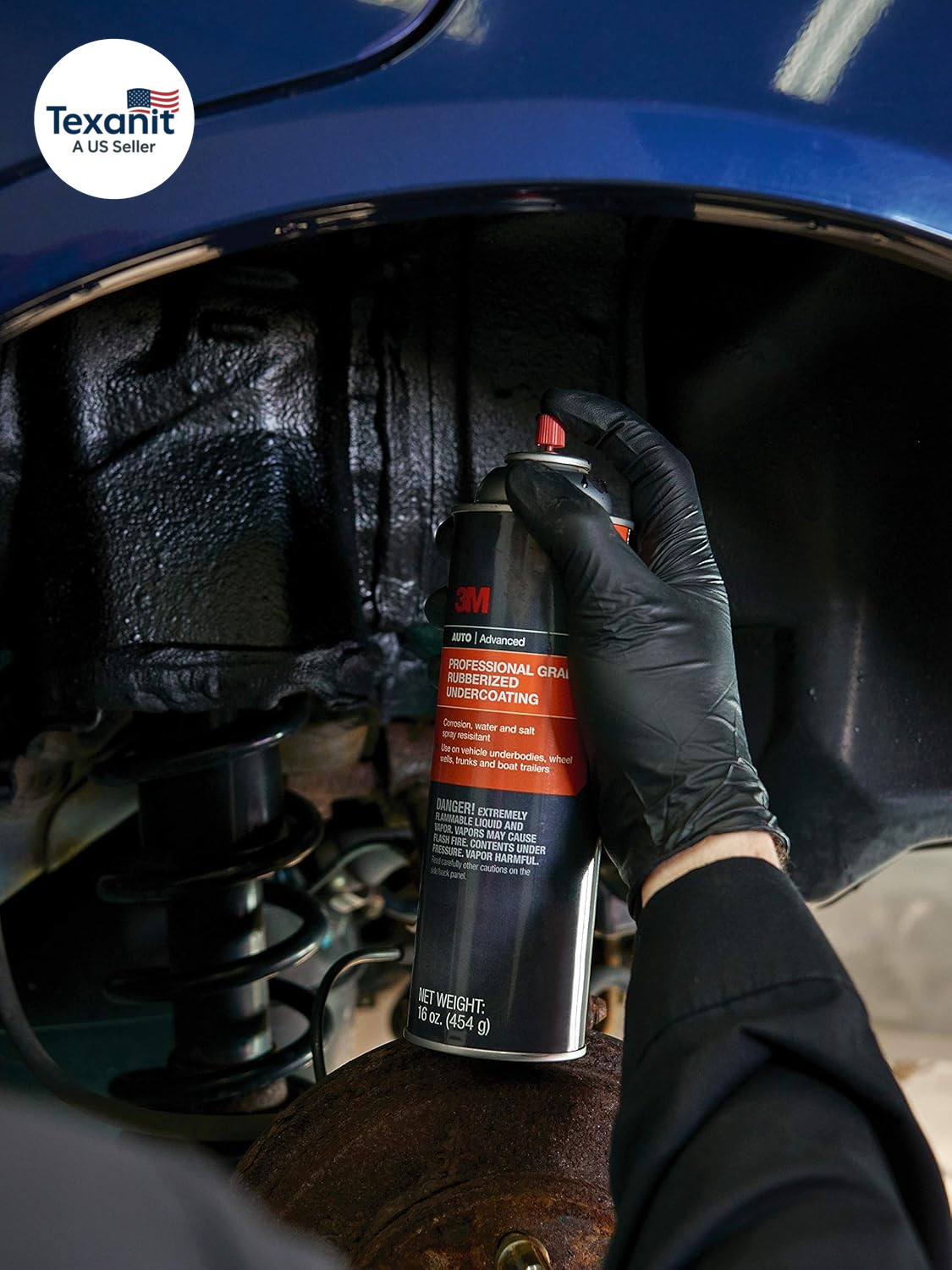 Professional Grade Rubberized Undercoating, Corrosion, Water and Salt Spray Resi