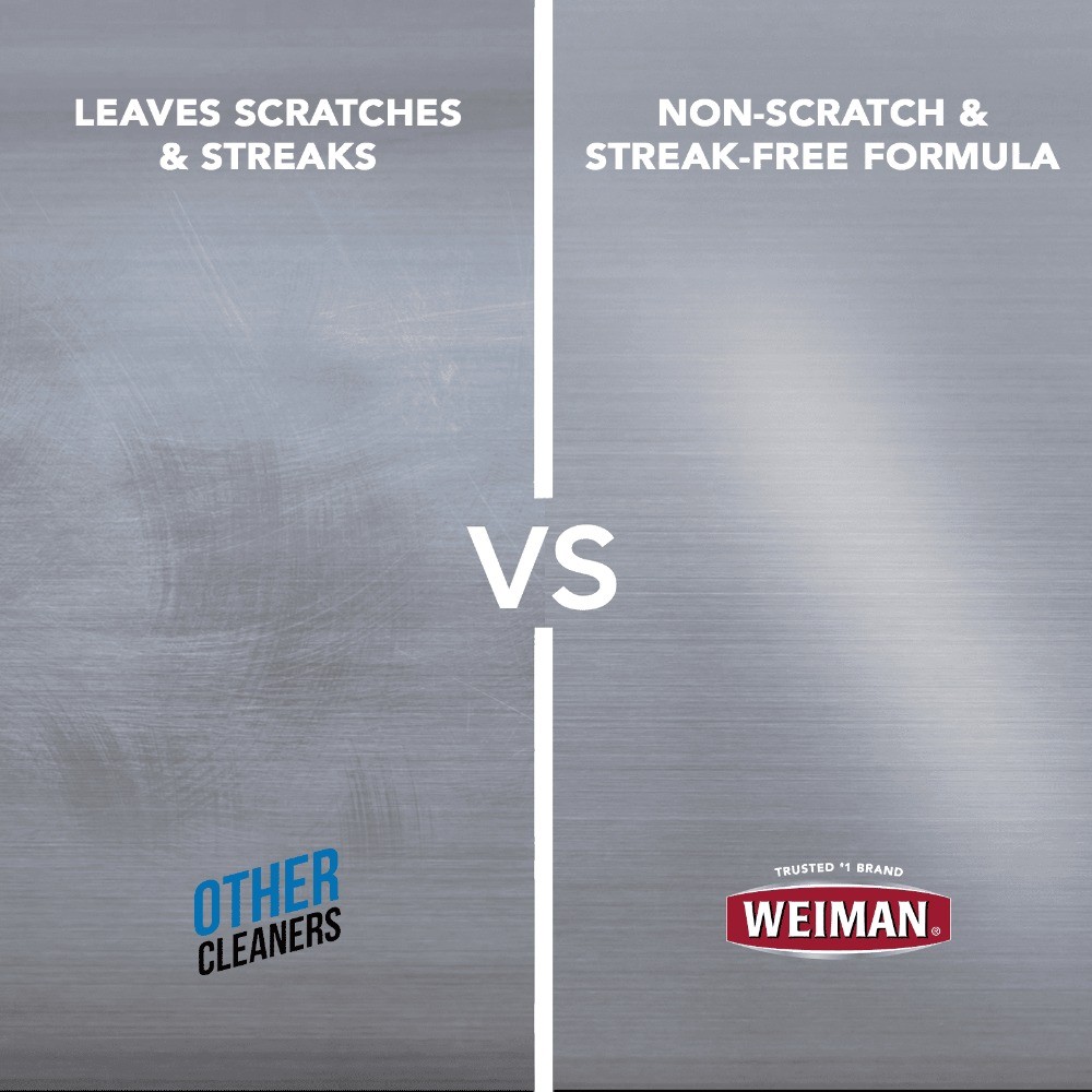 Weiman Stainless Steel Cleaner & Polish Spray for Kitchen and Home Appliances
