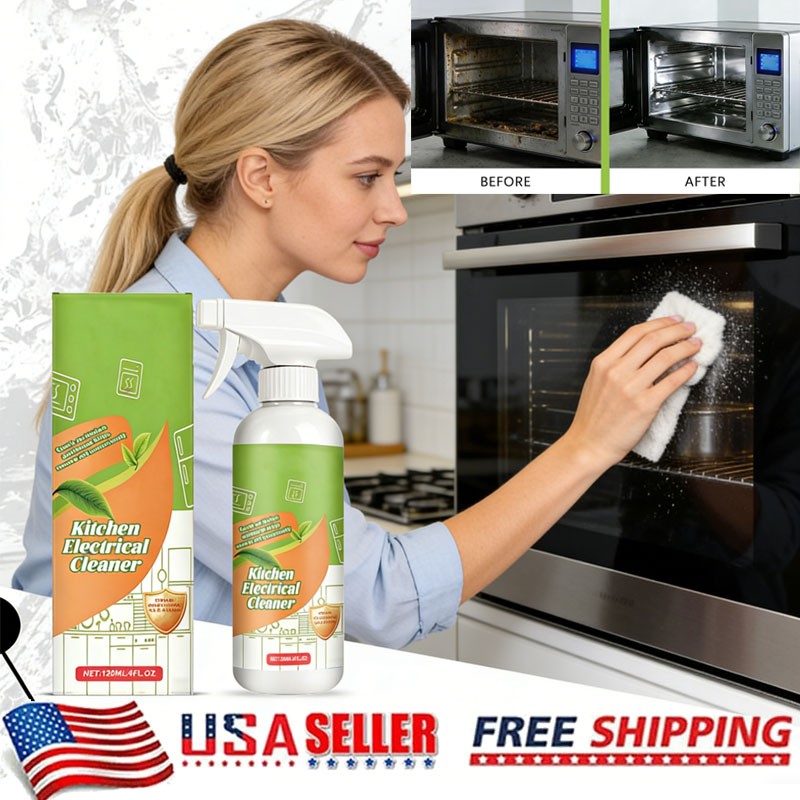 120ML Electrolyzed Ion Kitchen Cleaner Spray, Cleanse Kitchen Appliance Cleaner