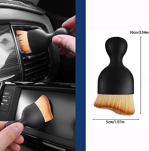 10pcs Auto Car Detailing Brush Set, Car Interior Cleaning Kit, For Car Interior