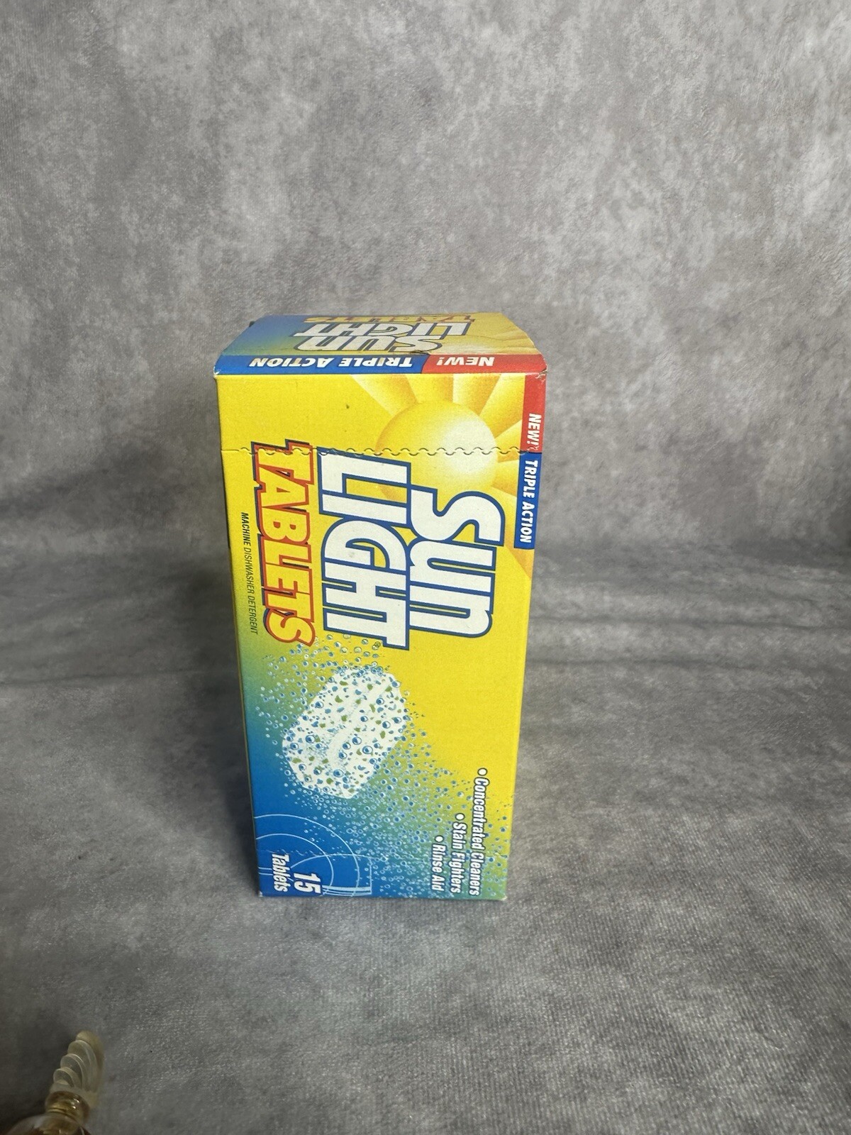 Vintage 1998 Sunlight Dishwasher Tablets (15) Triple Action Discontinued