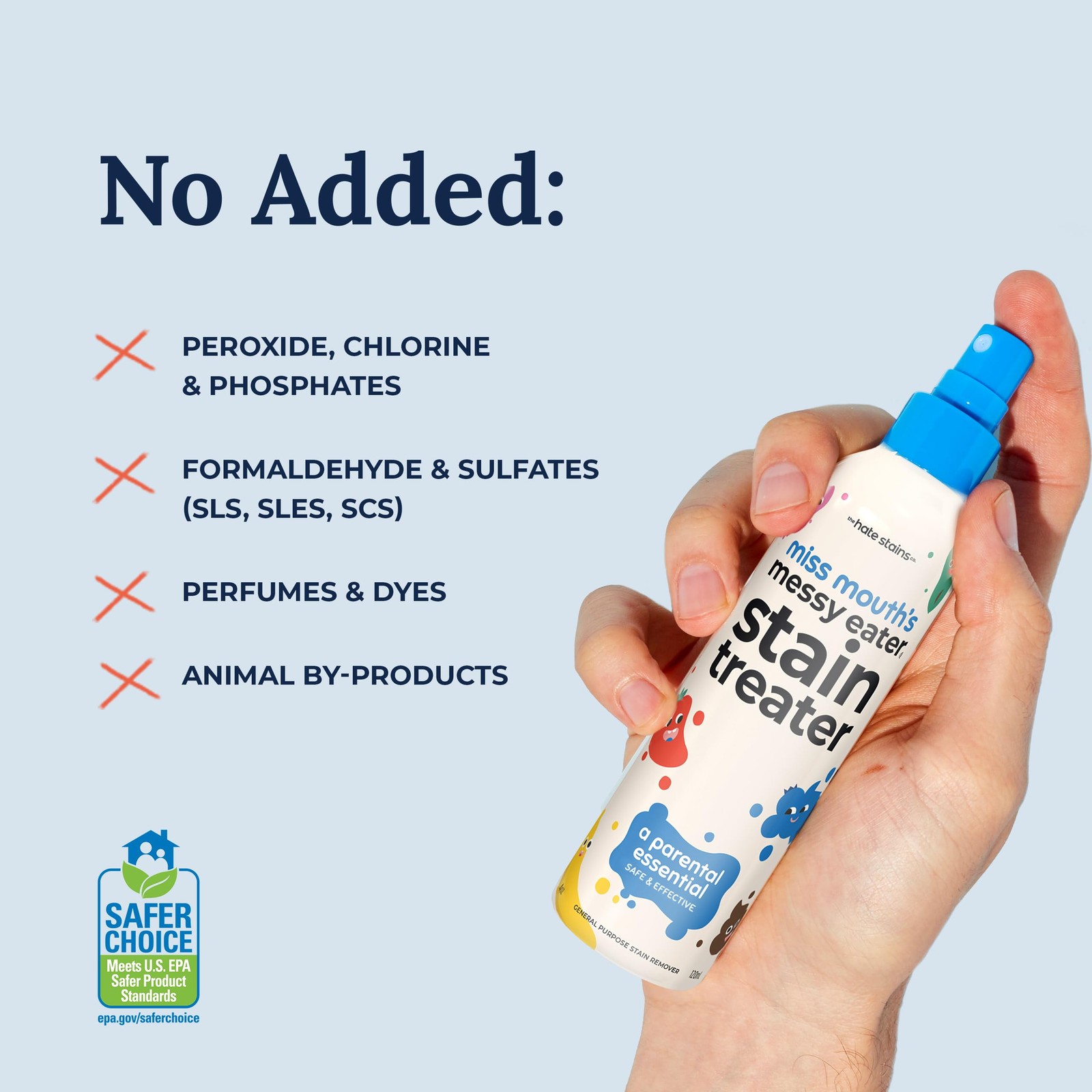 PACK 2 | Miss Mouth’s Messy Eater Stain Treater Spray – 4oz Stain Remover –